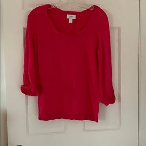 The Loft Crew Neck Pink Sweater